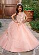 Rachel Allan RQ1144 Cold-Shoulder Pick-Up Skirt Quinceanera Gown