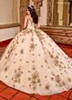 Rachel Allan RQ1149 Plunging Neck Basque Waist Quinceanera Dress