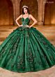Rachel Allan RQ1149 Plunging Neck Basque Waist Quinceanera Dress