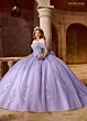 Rachel Allan RQ1153 Off-The-Shoulder Back Bow Sweet 16 Dress