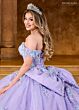 Rachel Allan RQ1153 Off-The-Shoulder Back Bow Sweet 16 Dress