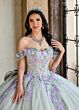 Rachel Allan RQ1153 Off-The-Shoulder Back Bow Sweet 16 Dress