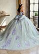 Rachel Allan RQ1153 Off-The-Shoulder Back Bow Sweet 16 Dress