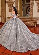 Rachel Allan RQ2194 Off-The-Shoulder Pleated Skirt Quince Dress