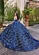 Rachel Allan RQ2194 Off-The-Shoulder Pleated Skirt Quince Dress