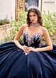 Rachel Allan RQ2198 Beaded Bodice Velvet Sweet 16 Dress