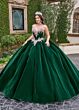 Rachel Allan RQ2198 Beaded Bodice Velvet Sweet 16 Dress