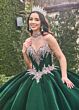 Rachel Allan RQ2198 Beaded Bodice Velvet Sweet 16 Dress