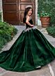 Rachel Allan RQ2198 Beaded Bodice Velvet Sweet 16 Dress