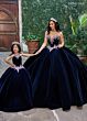Rachel Allan RQ2198 Beaded Bodice Velvet Sweet 16 Dress