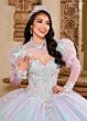 Rachel Allan RQ2200 Sweetheart Neck Basque Waist Quince Gown
