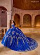 Rachel Allan RQ2202 Removable Sleeve Back Bow Quince Dress