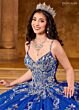 Rachel Allan RQ2202 Removable Sleeve Back Bow Quince Dress