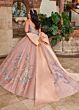 Rachel Allan RQ2203 Back Bow Plunging Neck Sweet 16 Gown