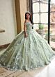 Rachel Allan RQ2204 V-Neck Off The Shoulder Sweet 16 Gown
