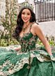 Rachel Allan RQ3140 Sweetheart Neck Corset Bodice Sweet 16 Dress