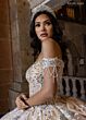 Rachel Allan RQ1165 Plunging Neckline Bow Back Dress