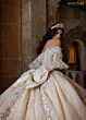 Rachel Allan RQ1165 Plunging Neckline Bow Back Dress