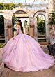 Rachel Allan RQ1166 Sweetheart Neckline Hooded Dress