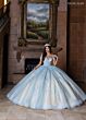 Rachel Allan RQ1166 Sweetheart Neckline Hooded Dress