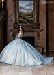 Rachel Allan RQ1166 Sweetheart Neckline Hooded Dress