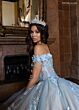 Rachel Allan RQ1166 Sweetheart Neckline Hooded Dress