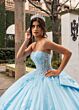 Rachel Allan RQ1168 High Neck Gauntlet Sleeve Topper Dress