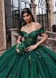 Rachel Allan RQ1170 Off The Shoulder Sequin Dress