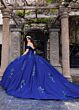 Rachel Allan RQ1170 Off The Shoulder Sequin Dress