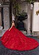 Rachel Allan RQ1172 Bishop Sleeve Topper Beaded Dress