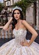 Rachel Allan RQ1172 Bishop Sleeve Topper Beaded Dress