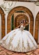 Rachel Allan RQ2225 Sweetheart Neckline Bow Back Dress
