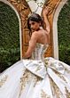 Rachel Allan RQ2225 Sweetheart Neckline Bow Back Dress
