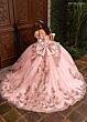 Rachel Allan RQ3155 Bow Accent Off The Shoulder Dress