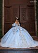 Rachel Allan RQ3155 Bow Accent Off The Shoulder Dress
