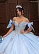 Rachel Allan RQ3155 Bow Accent Off The Shoulder Dress