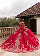 Rachel Allan RQ3155 Bow Accent Off The Shoulder Dress