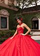 Rachel Allan RQ3156 Sweetheart Neckline Bow Back Dress