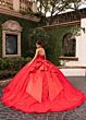 Rachel Allan RQ3156 Sweetheart Neckline Bow Back Dress