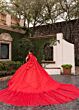 Rachel Allan RQ3156 Sweetheart Neckline Bow Back Dress
