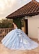 Rachel Allan RQ3156 Sweetheart Neckline Bow Back Dress