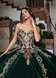 Rachel Allan RQ3160 Detachable Cape Quinceanera Dress