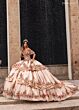 Rachel Allan RQ5015 Detachable Bolero Off The Shoulder Dress