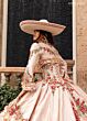 Rachel Allan RQ5015 Detachable Bolero Off The Shoulder Dress
