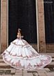 Rachel Allan RQ5015 Detachable Bolero Off The Shoulder Dress