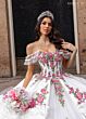 Rachel Allan RQ5015 Detachable Bolero Off The Shoulder Dress
