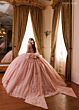 Rachel Allan RQ1190 Back Bow Illusion Bodice Quince Dress