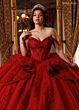 Rachel Allan RQ1191 Corset Bodice Off The Shoulder Quince Dress