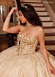 Rachel Allan RQ1192 Basque Waist Sweetheart Neck Quince Dress