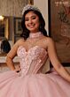 Rachel Allan RQ1192 Basque Waist Sweetheart Neck Quince Dress